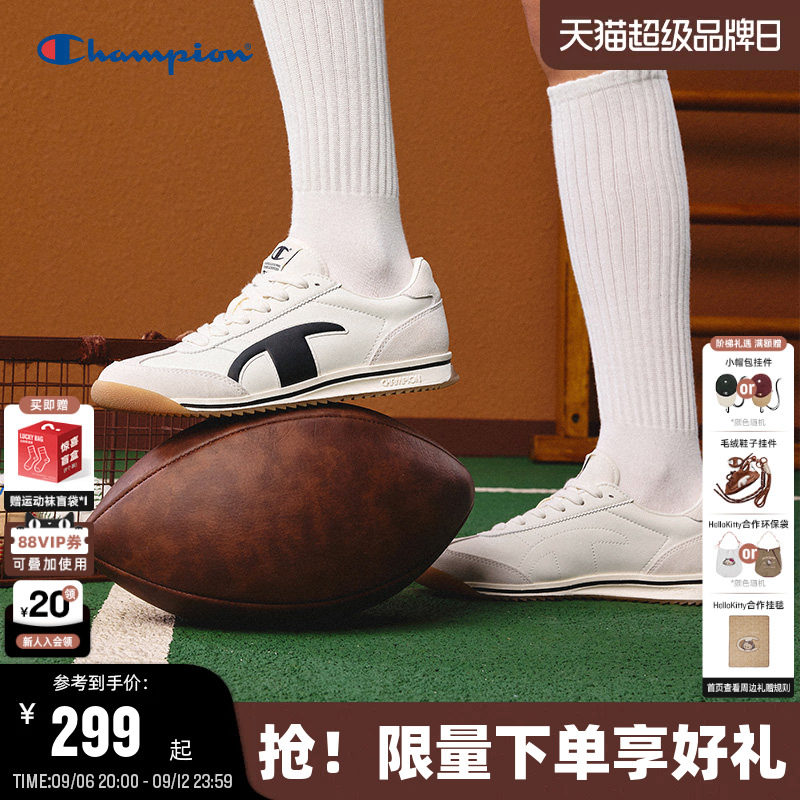 Champion冠军情侣休闲德训鞋图片
