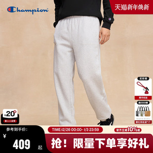 潮牌纯色长裤 新款 休闲女舒适简约 男2025冬季 Champion冠军束脚卫裤