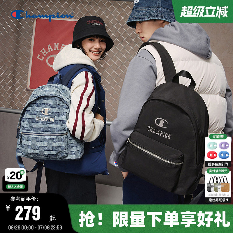 Champion冠军双肩包26夏季新款男女情侣潮流休闲户外校园书包通勤