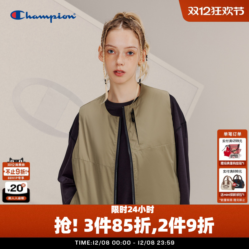 Champion冠军棉服马甲情侣