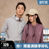 复古风美式 新款 运动风 小C连帽卫衣2025秋季 Champion冠军刺绣经典