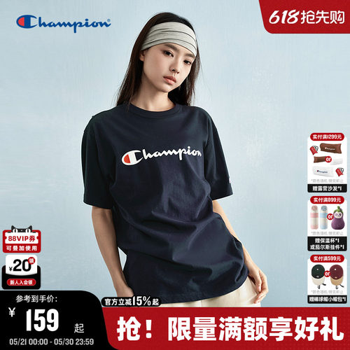 Champion冠军纯棉短袖t恤