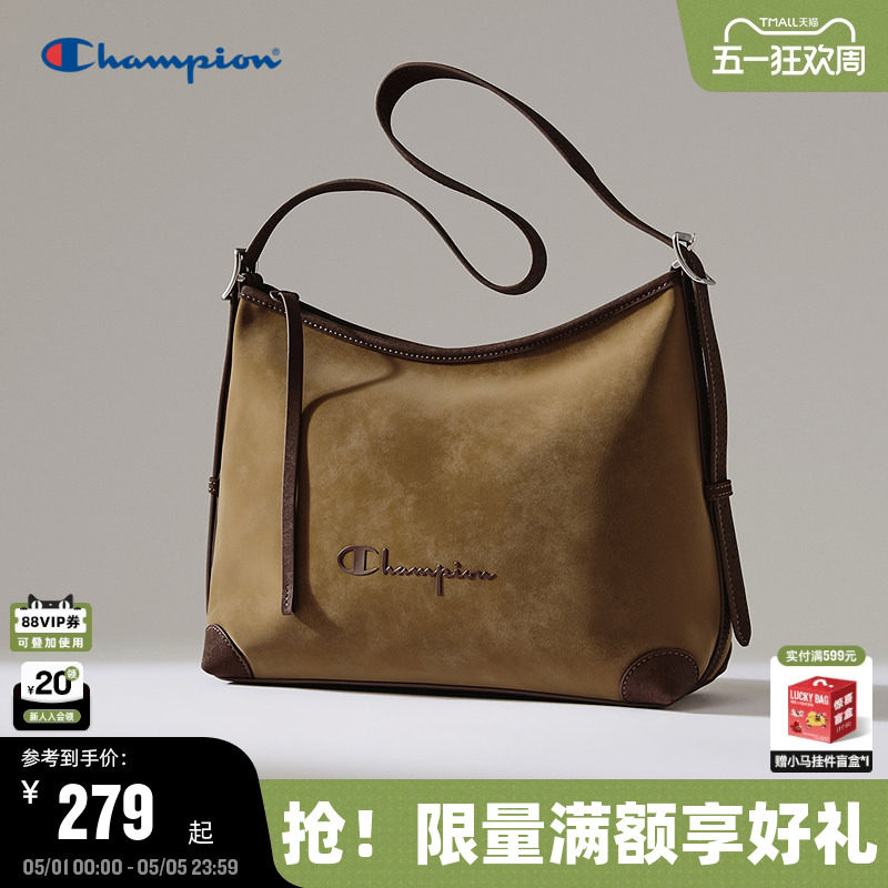 Champion冠军腋下单肩包26夏季新款女高级质感hobo包大容量斜挎包