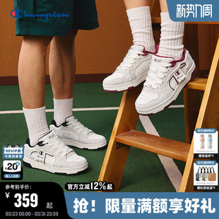 男女情侣潮流休闲红色运动鞋 Champion冠军板鞋 飘带鞋 新款 子 26春季