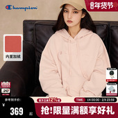 Champion冠军连帽卫衣女2025冬季 立体刺绣潮牌加绒秋季 新款 美式