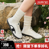 女26春季 包头半拖鞋 新款 一脚蹬懒人鞋 德训穆勒鞋 Champion冠军拖鞋