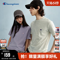 Champion冠军T恤纯棉情侣2026夏季新款男刺绣小C短袖显瘦美式潮牌
