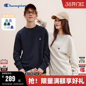 小C圆领套头上衣女情侣秋冬美式 Champion冠军卫衣男春季 刺绣经典