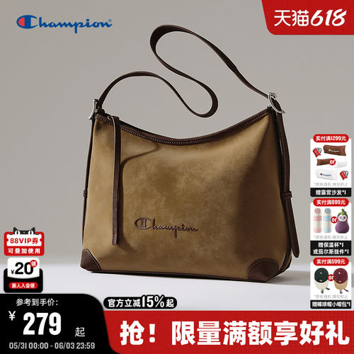 Champion冠军高级质感hobo包