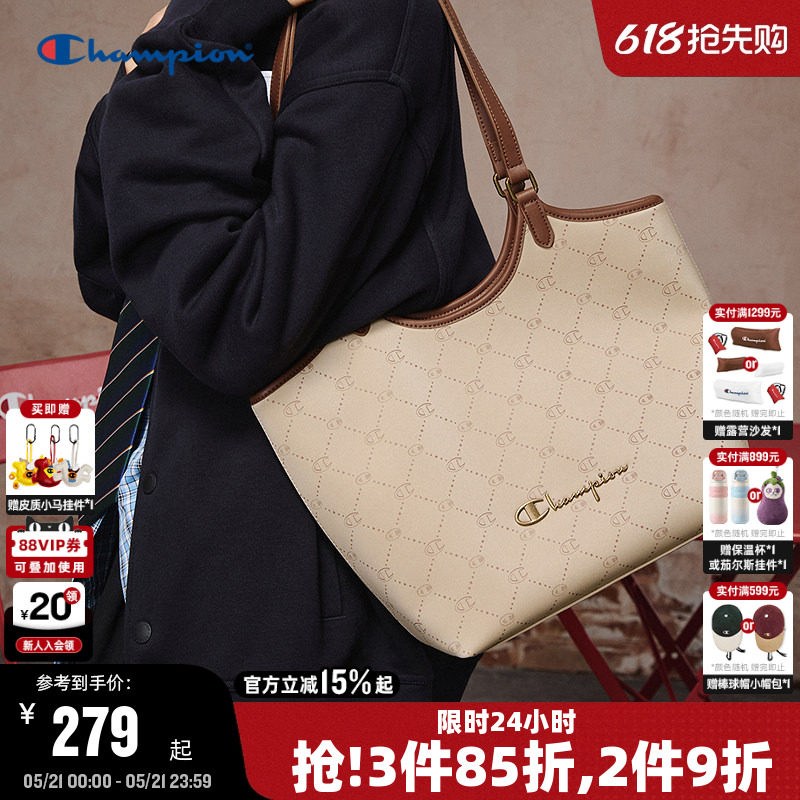 Champion冠军托特包26夏季新款女大容量菜篮子包包高级通勤单肩包