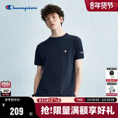 t恤男2025夏季 新款 经典 Champion冠军短袖 情侣款 小C刺绣纯棉上衣潮