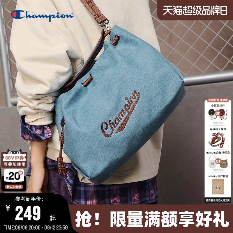 Champion冠军大容量单肩包图片