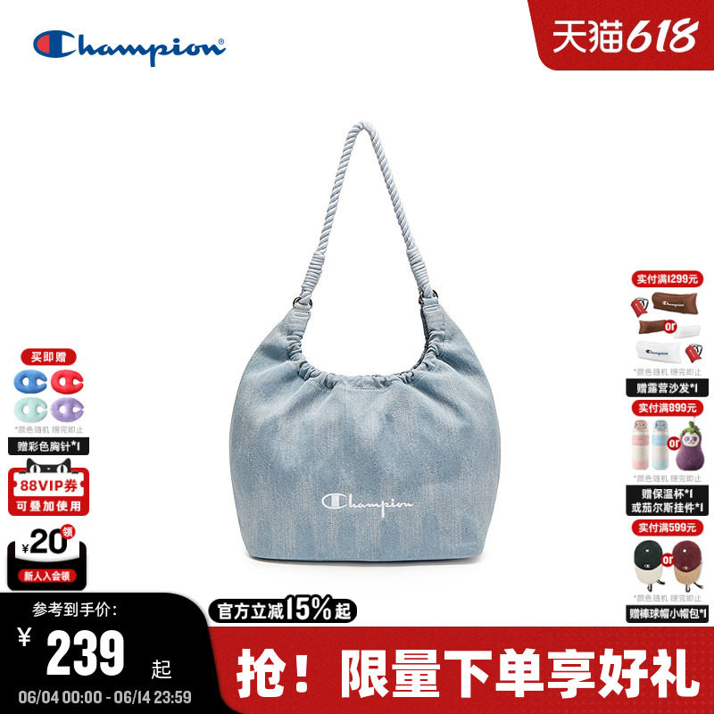 Champion冠军腋下包春季女通勤简约单肩包潮流时尚托特包男背包