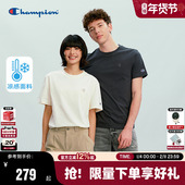 凉感 Champion冠军短袖 男26春季 新款 纯棉T恤女马卡龙宽松情侣
