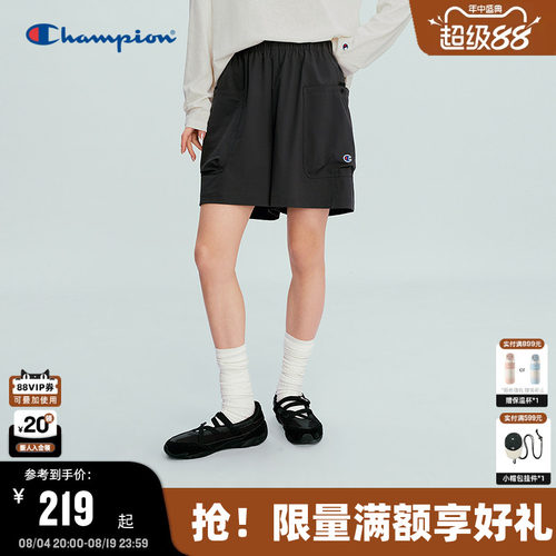 Champion休闲工装风短裤女款