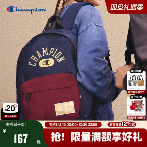Champion冠军美式复古背包双肩包