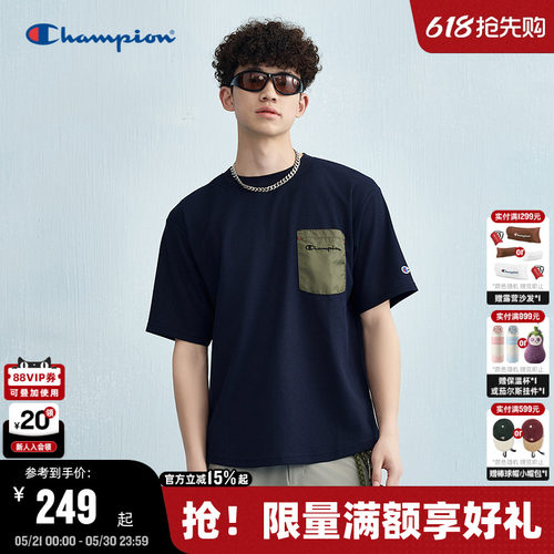 Champion冠军宽松短袖T恤