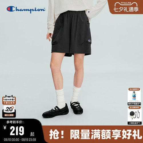 Champion休闲工装风短裤女款