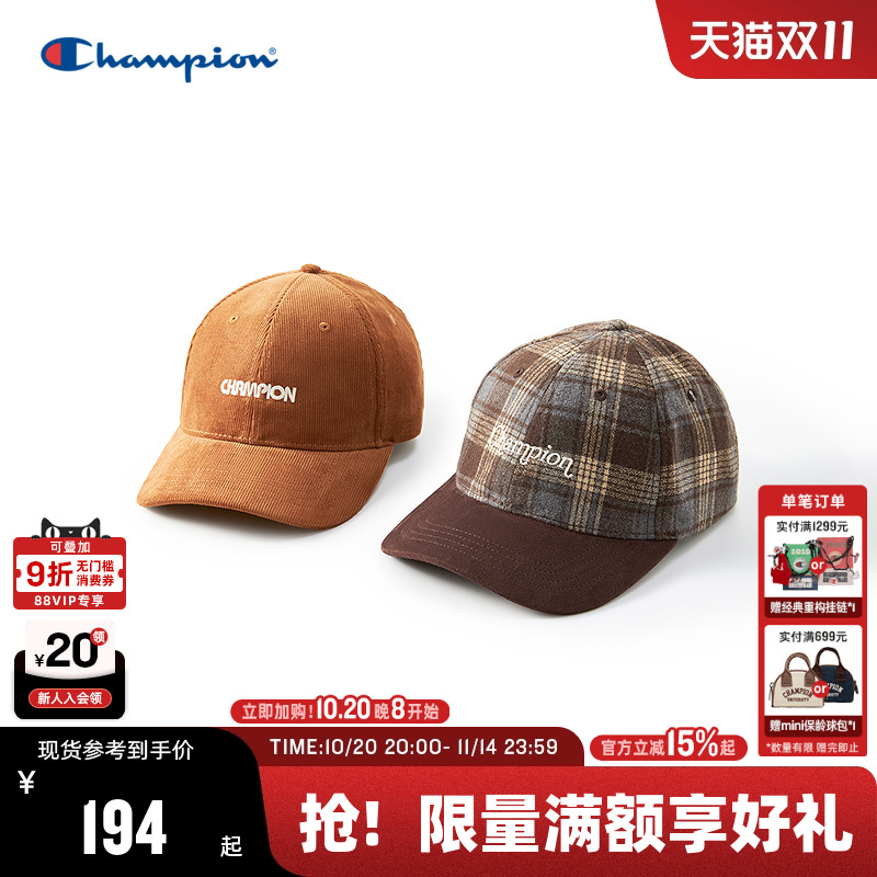 Champion冠军复古鸭舌帽
