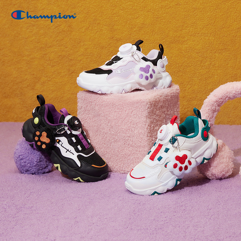 Champion冠军趣挂件旋纽扣老爹鞋