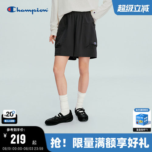 Champion休闲工装风短裤女款
