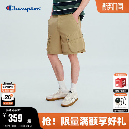 Champion工装风大口袋短裤