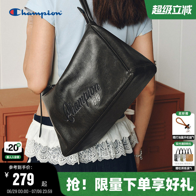Champion冠军单肩包2026夏季新款女松弛感斜挎hobo包通勤腋下包男