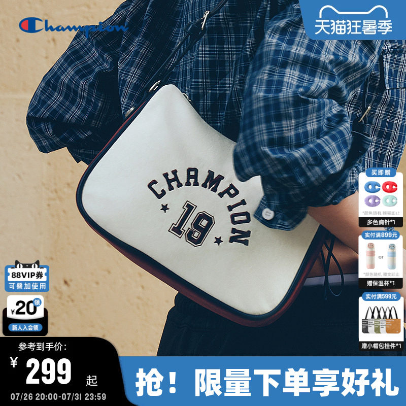 Champion冠军复古单肩斜挎包
