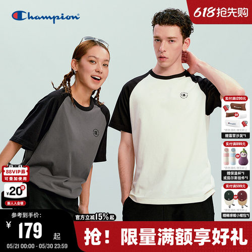 Champion冠军短袖男女同款