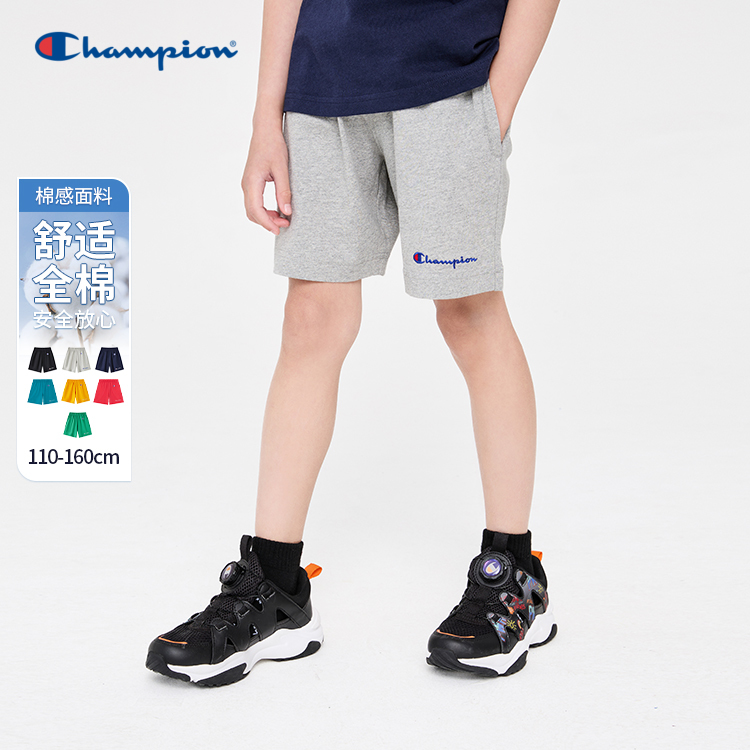Champion冠军男童装20春夏季潮流复古经典休闲运动短裤