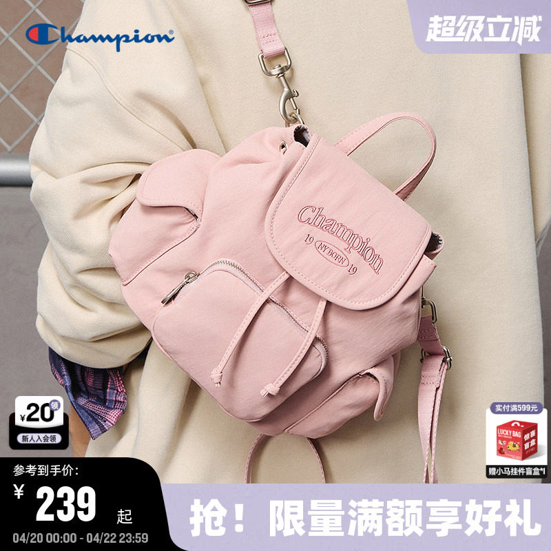 Champion冠军小型双肩包2026春季新款迷你墩墩包女潮流书包男背包