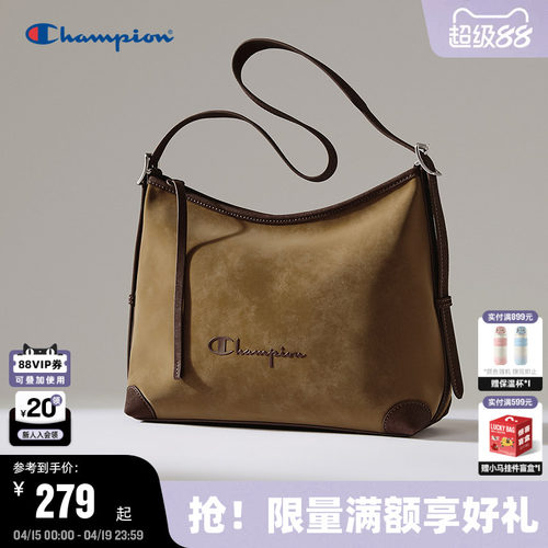 Champion冠军高级质感hobo包