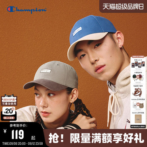 champion冠军情侣休闲棒球帽