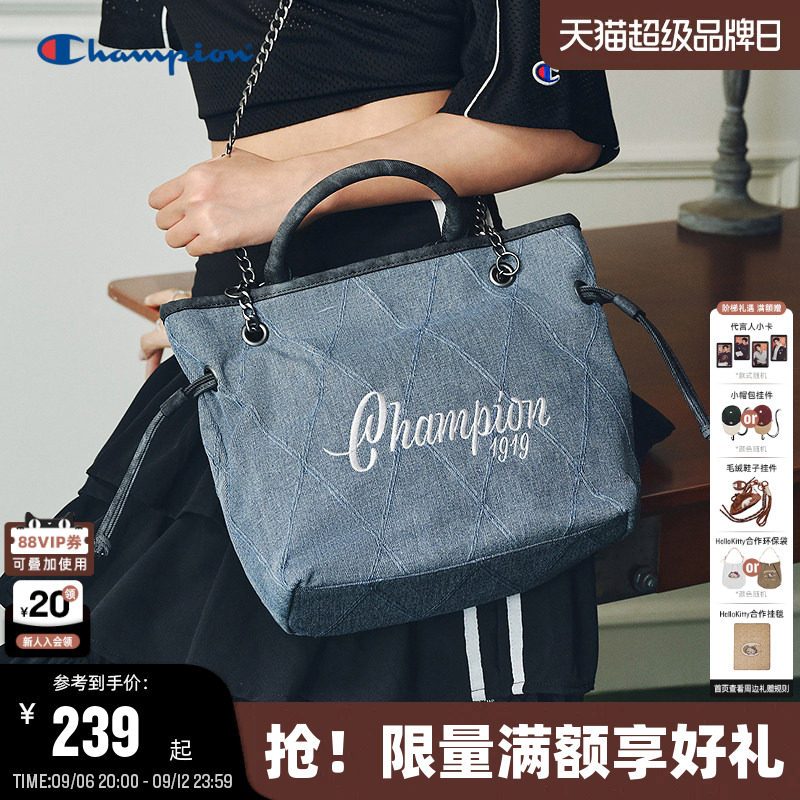 Champion冠军腋下抽绳单肩包图片