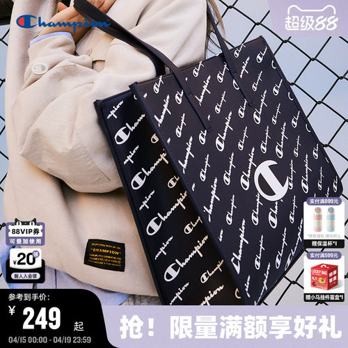 Champion冠军满印老花托特包