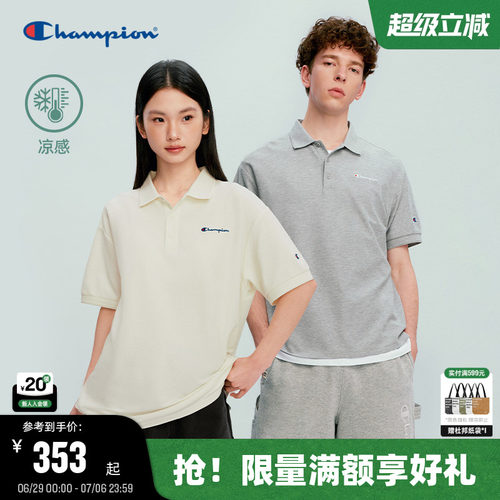 Champion凉感polo衫情侣