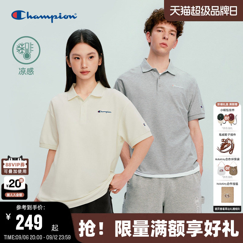 Champion凉感polo衫情侣图片