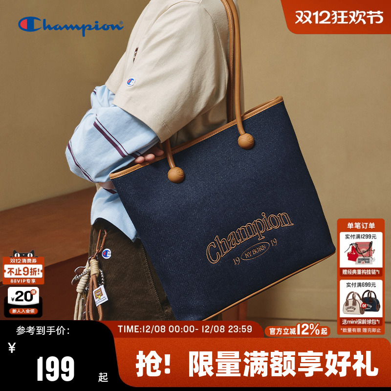 Champion冠军复古托特包