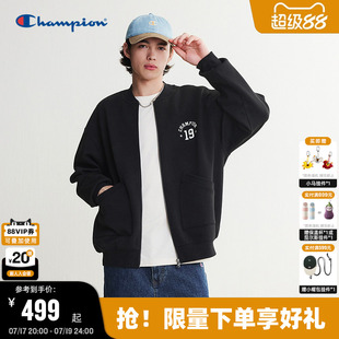Champion空气层棒球服男2026秋季新款美式棒球领夹克女休闲潮