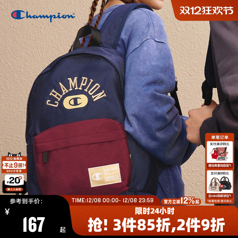 Champion冠军美式复古背包双肩包