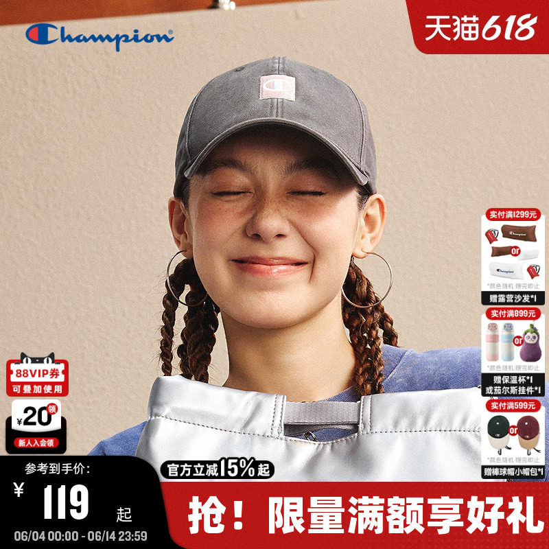 Champion冠军棒球帽2026夏季新款男女情侣潮流休闲户外遮阳鸭舌帽