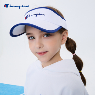Champion冠军童配25夏季 男女童简约遮阳防晒空顶棒球鸭舌帽子 新款