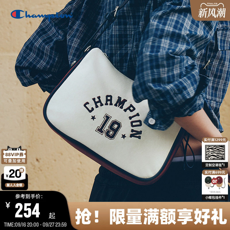 Champion冠军复古单肩斜挎包