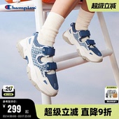 透气休闲鞋 女牛仔老花运动玛丽珍厚底沙滩鞋 夏季 Champion冠军凉鞋