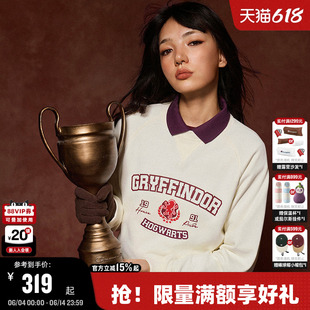 穆祉丞同款哈利波特联名款Champion冠军圆领卫衣新款潮流印花上衣