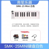 SMK-25mini Pure White+Wireless Module+Software+Pedal Yanyin