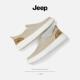 懒人软底老北京帆布鞋 jeep吉普男鞋 一脚蹬休闲鞋 布鞋 2026新款 男士