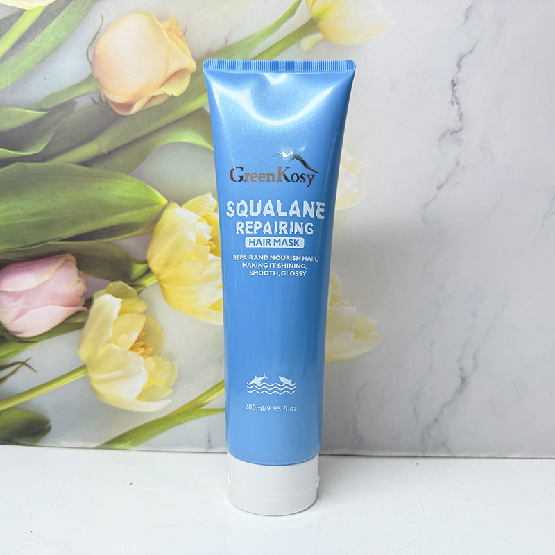 绿色溪谷角鲨烷丝滑水润发膜柔顺亮泽补水保湿丰盈蓬松护发素男女