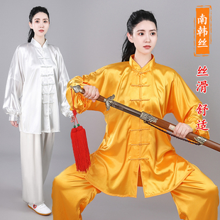 南韩丝团体表演太极服男女太极拳服演出服比赛服装武术服学校比赛