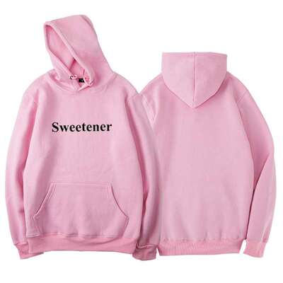 新款时尚欧美 SWEETENER 男女保暖长袖圆领帽衫卫衣